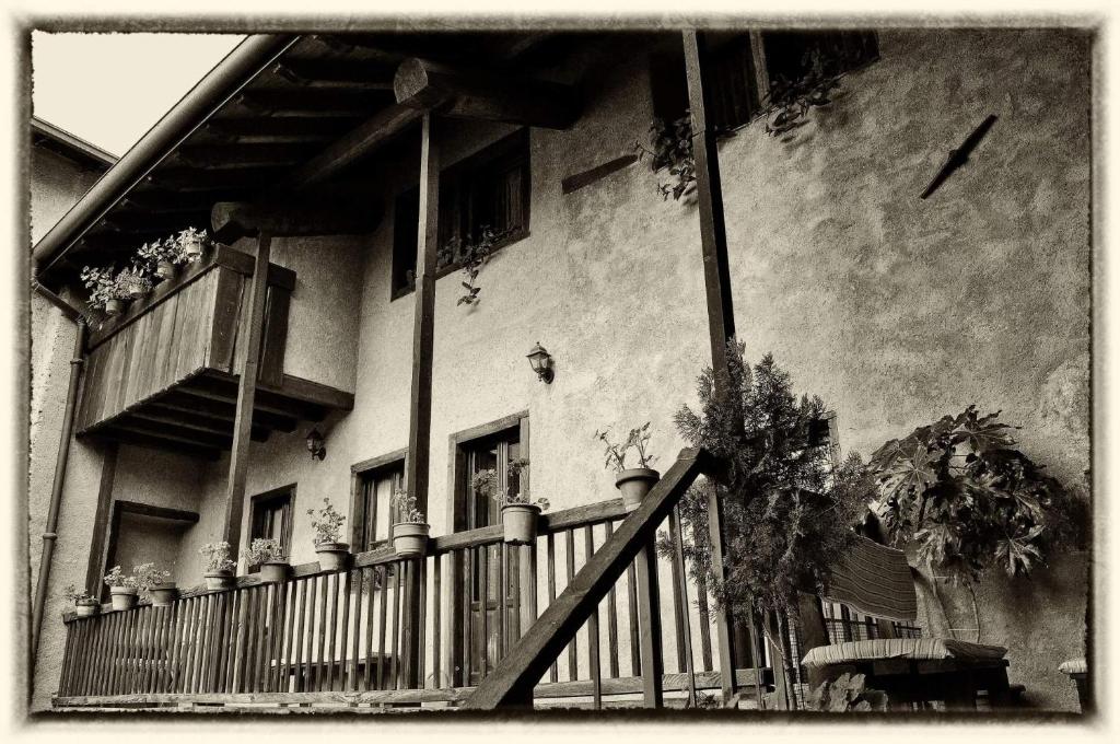 Balkón nebo terasa v ubytování Bed and Breakfast Zanaglio
