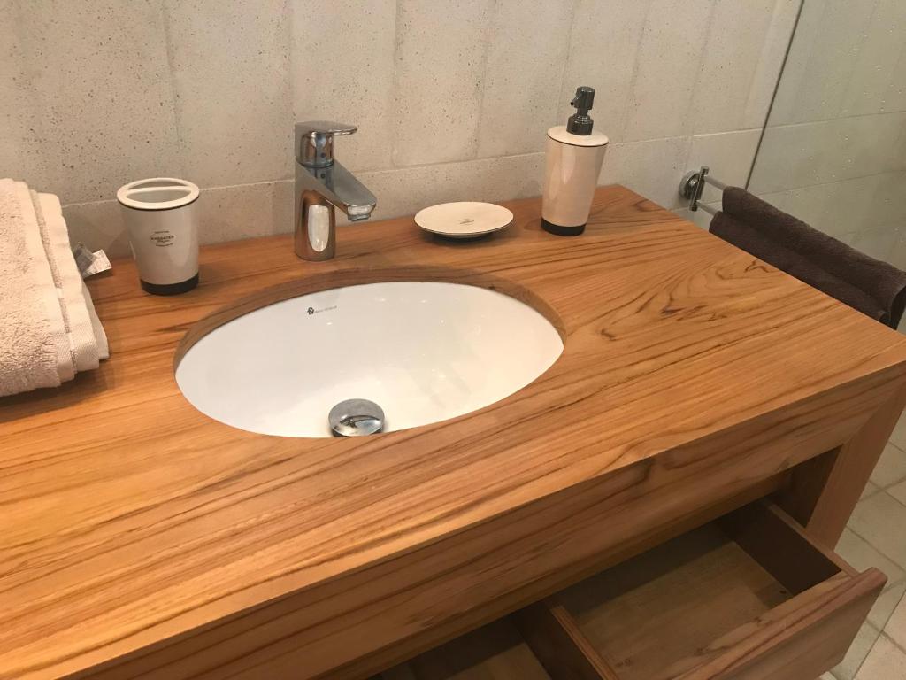 Koupelna v ubytování Casa Papito