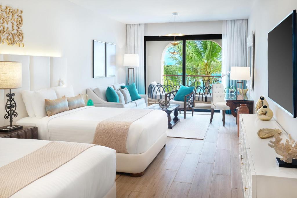 Sanctuary Cap Cana, a Luxury Collection Resort, Dominican Republic, Adult All-Inclusive - Lusso, Junior Suite, 2 Queen, Garden View, Balcony