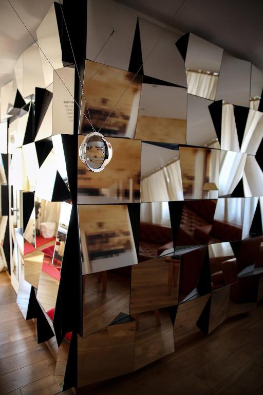 Posezení v ubytování Hotel Drei Raben