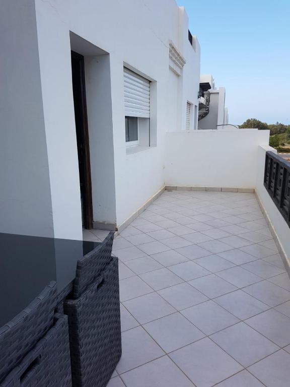 Balkón nebo terasa v ubytování Residence Riad Saïdia