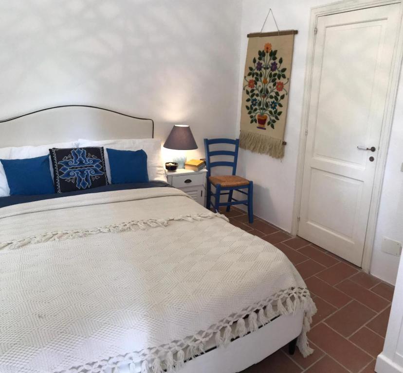 Łóżko lub łóżka w pokoju w obiekcie "Villa Le Cicale" Lipari