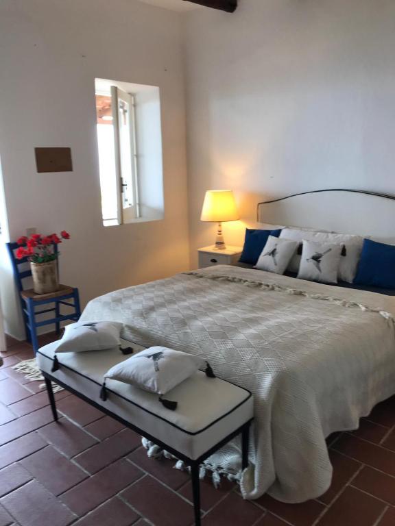 Łóżko lub łóżka w pokoju w obiekcie "Villa Le Cicale" Lipari