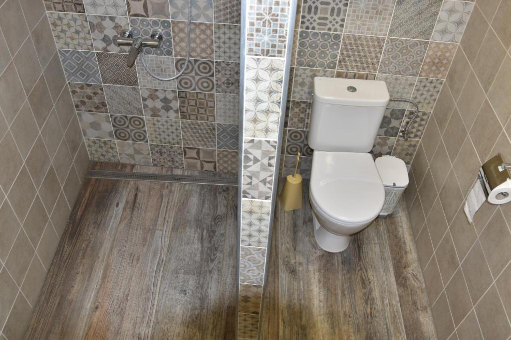 Koupelna v ubytování Apartmán-Hovorany