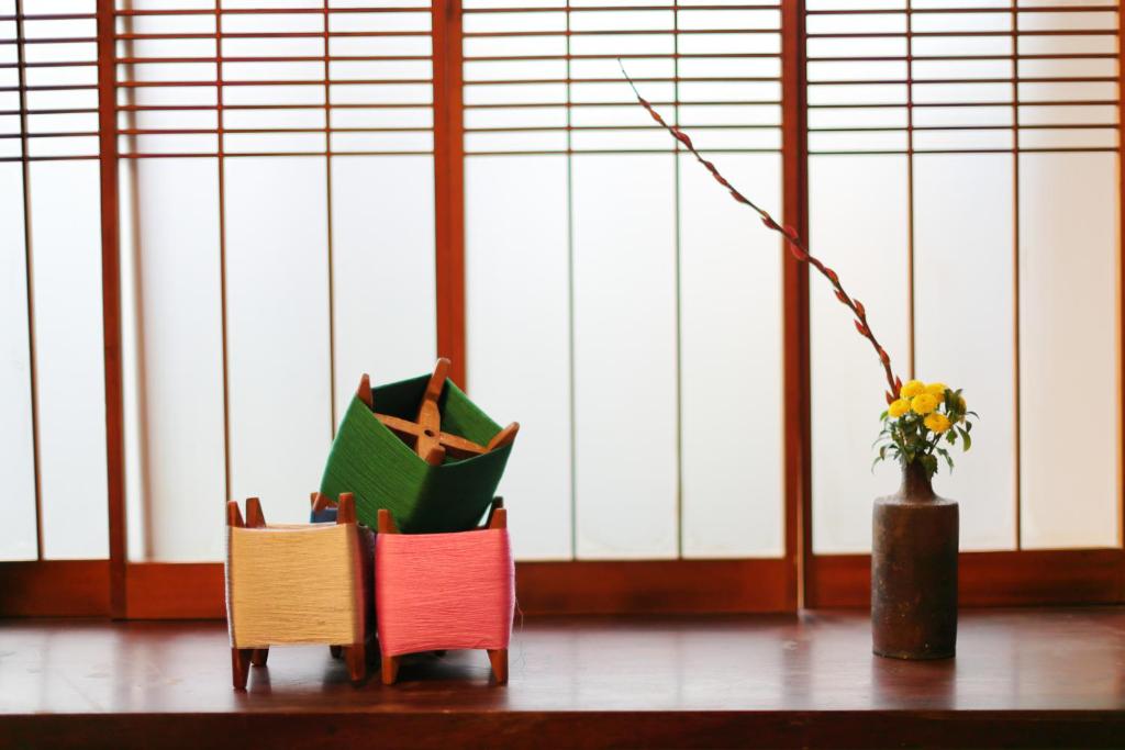 Posezení v ubytování Ryokan Tanoya