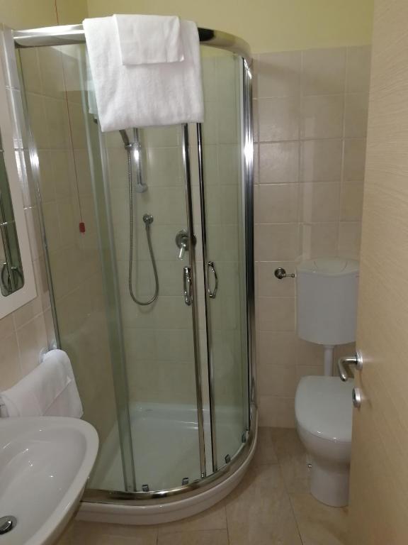 Koupelna v ubytování HOTEL COLLI FIORITI