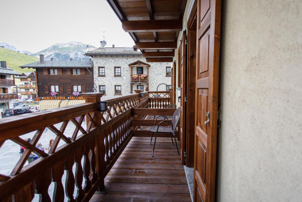Balkón nebo terasa v ubytování Hotel Compagnoni