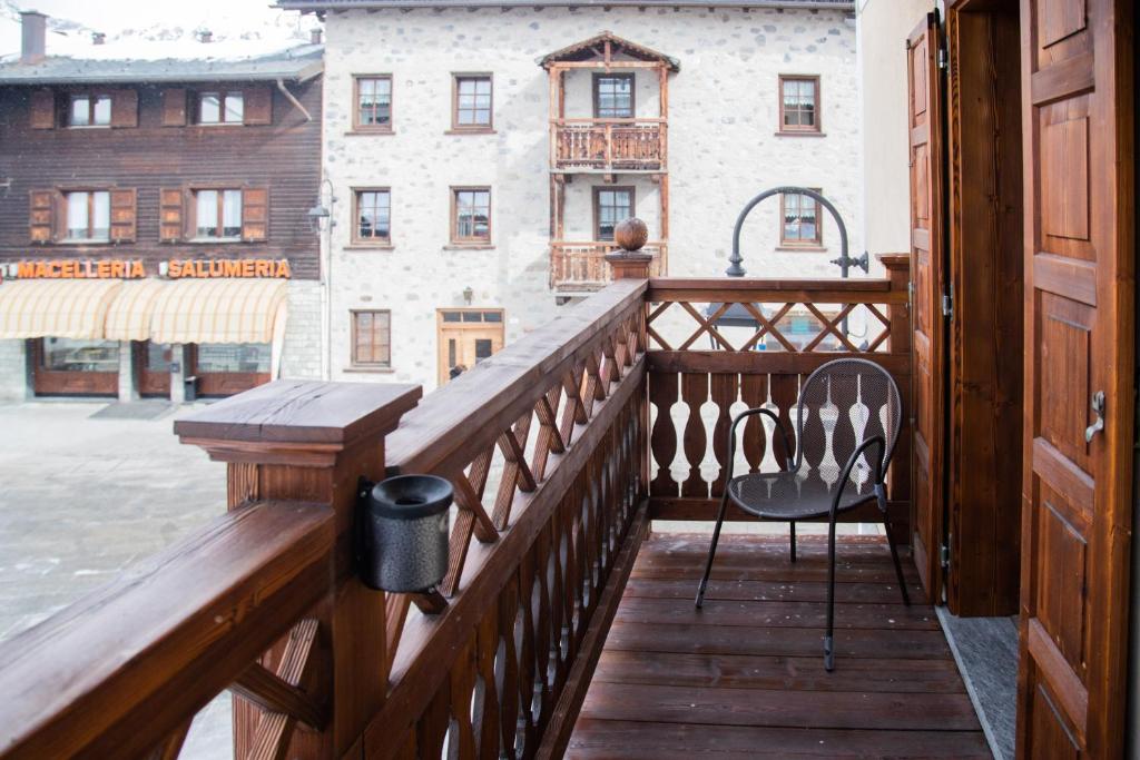 Balkón nebo terasa v ubytování Hotel Compagnoni
