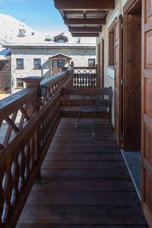 Balkón nebo terasa v ubytování Hotel Compagnoni
