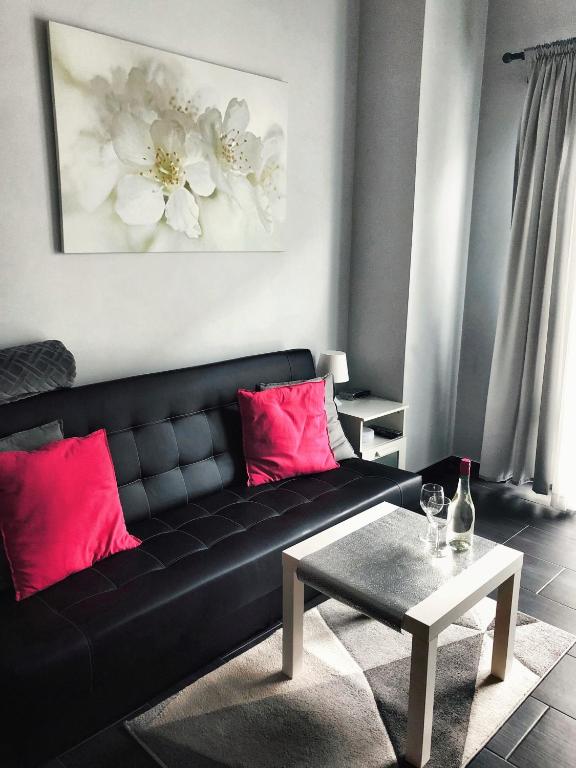 Posedenie v ubytovaní Apartament Orchidea New Slavia