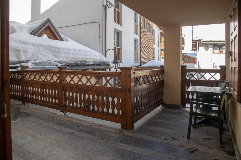 Balkón nebo terasa v ubytování Hotel Compagnoni