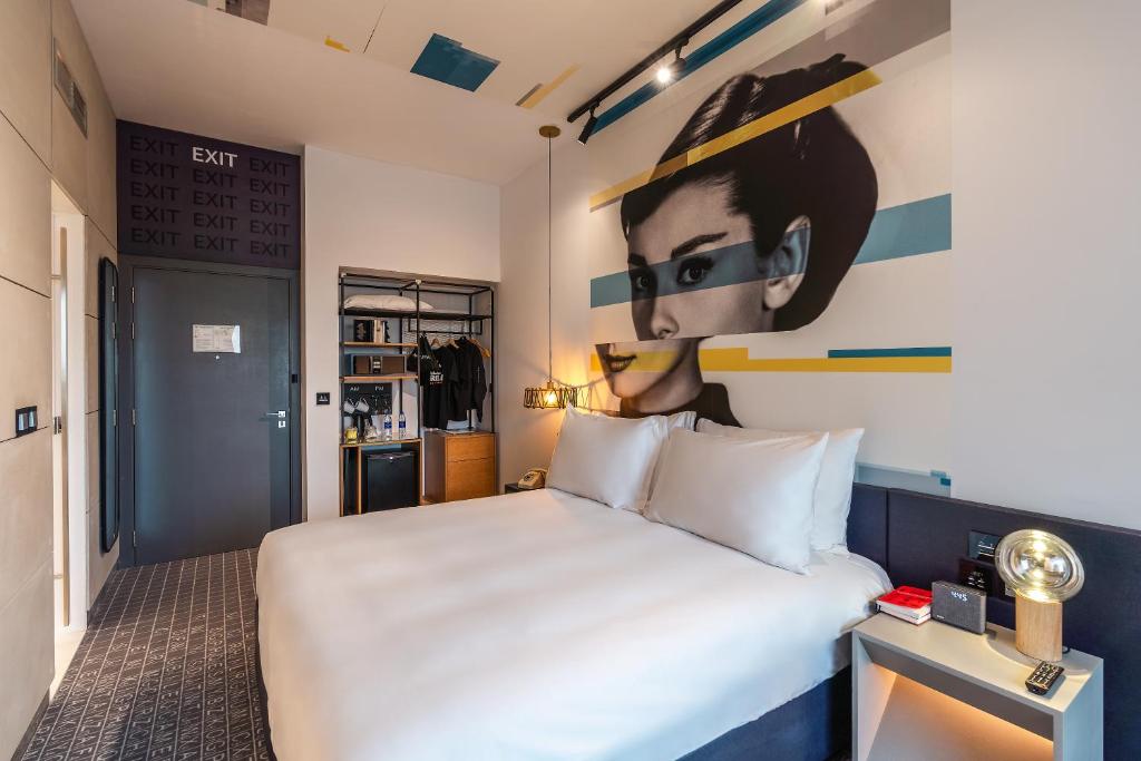 Kuchyň nebo kuchyňský kout v ubytování Studio One Hotel