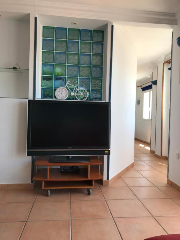 TV a/nebo společenská místnost v ubytování Casa bella vista mare