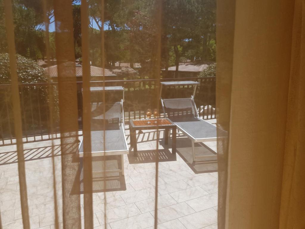 Balkón nebo terasa v ubytování Hotel Sole