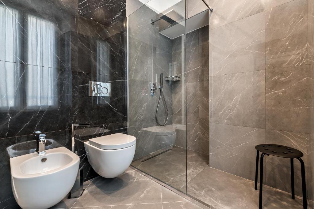 Kúpeľňa v ubytovaní Benso Rooms