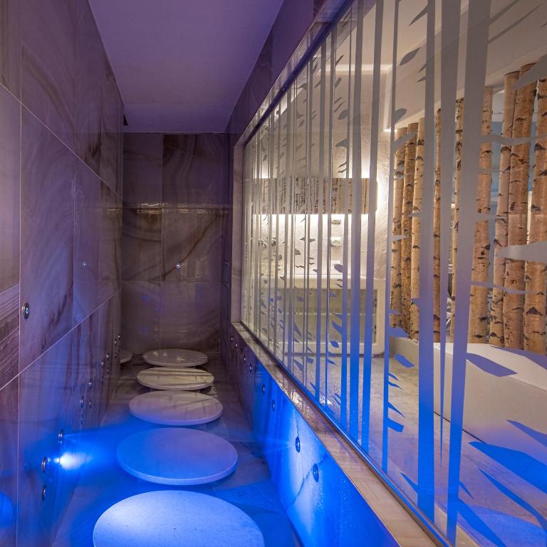 Koupelna v ubytování Hotel Terme Vena D'Oro