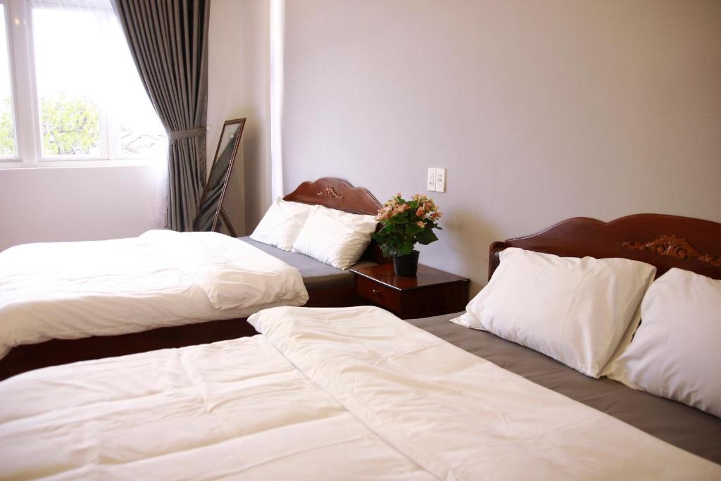 Letto o letti in una camera di Grey House