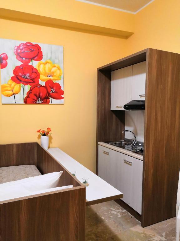Kuchyňa alebo kuchynka v ubytovaní Fratelli Clemente Spa and Hotel