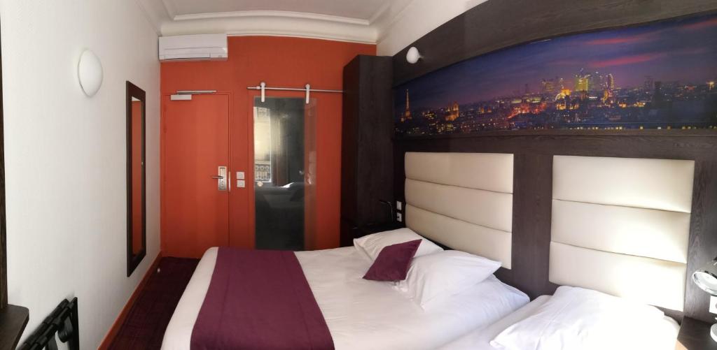 Un ou plusieurs lits dans un hébergement de l'établissement Parc Hotel