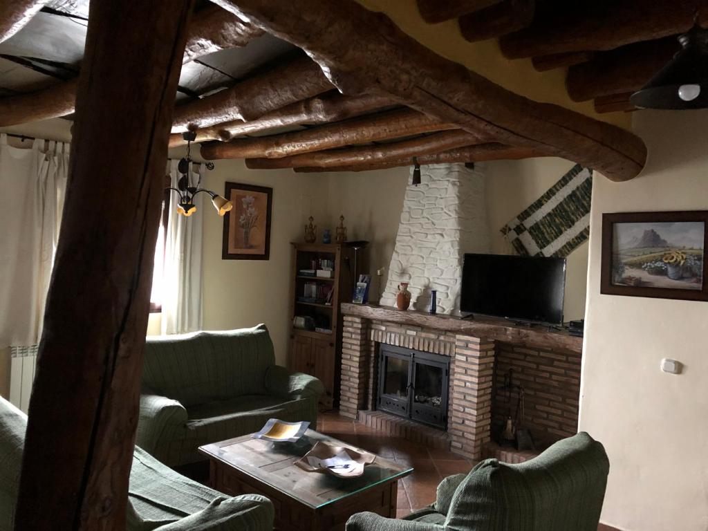 Część wypoczynkowa w obiekcie Alpujarra Cortijo Casilla Noguera