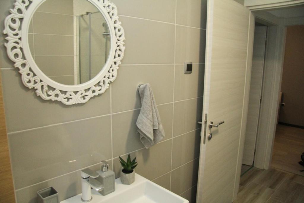 Kúpeľňa v ubytovaní Apartman Rina,Biograd na moru