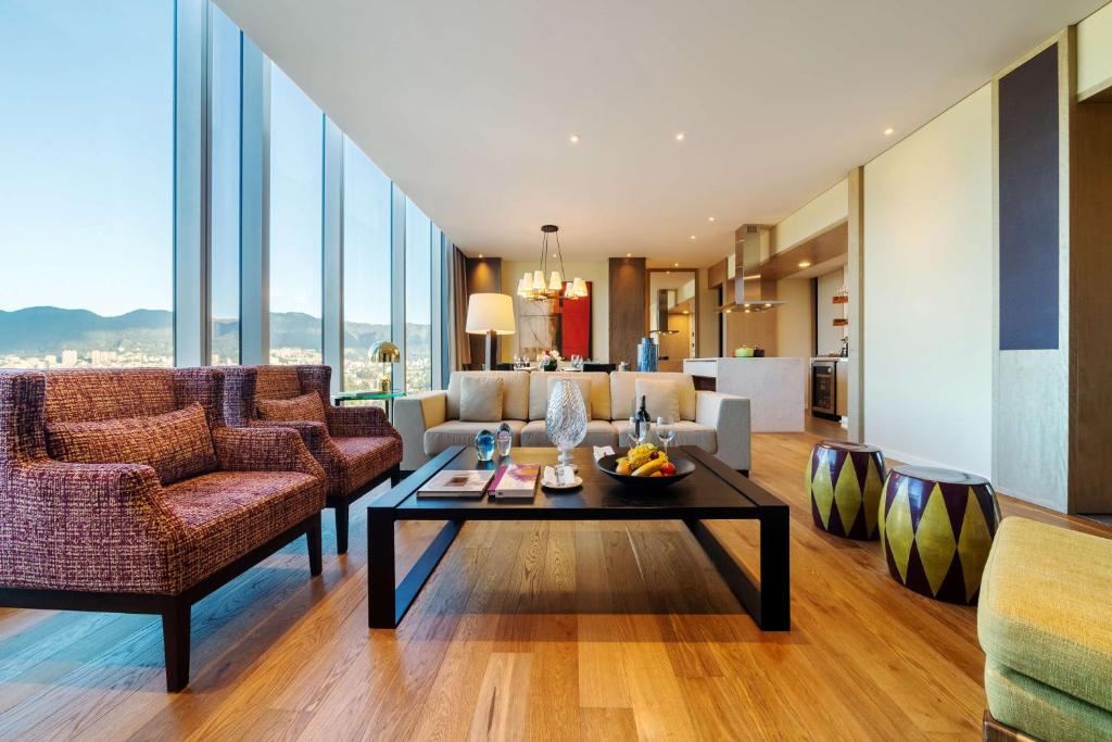 Posezení v ubytování Grand Hyatt Bogota