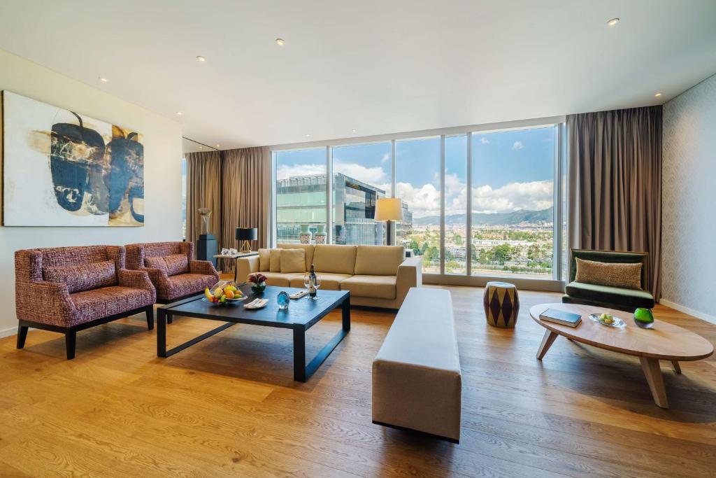 Posezení v ubytování Grand Hyatt Bogota