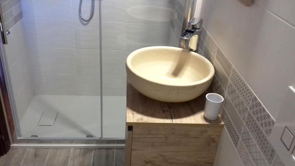 Koupelna v ubytování Agriturismo I Casamenti