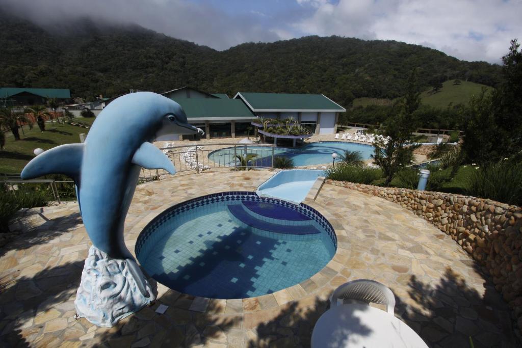Bazén v ubytování Capivari Ecoresort nebo v jeho okolí
