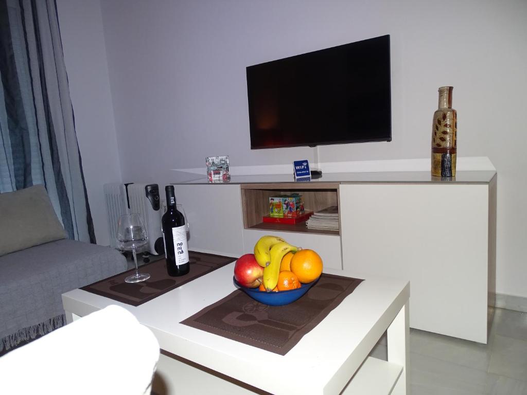 Telewizja i/lub zestaw kina domowego w obiekcie Apartamento Oropendola 9