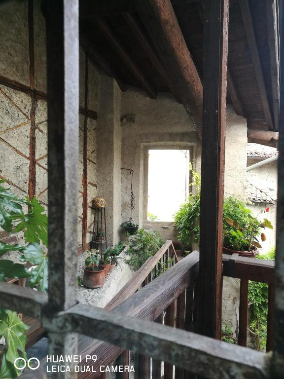 Balkón nebo terasa v ubytování Bed and Breakfast Zanaglio