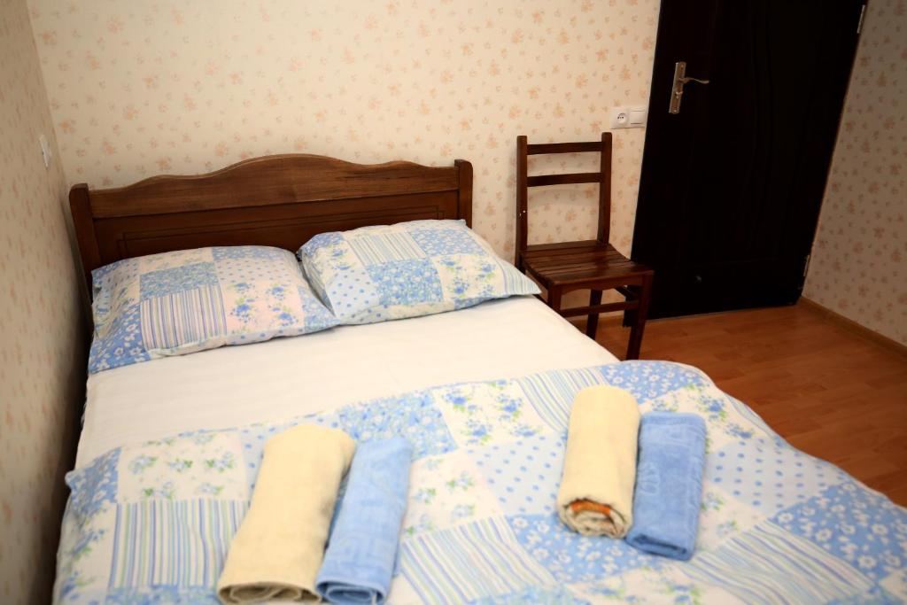 Postel nebo postele na pokoji v ubytování Guest House Zatika