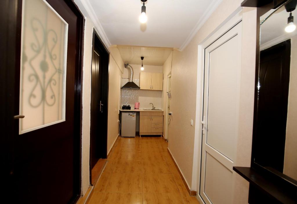 Kuchyň nebo kuchyňský kout v ubytování Guest House Zatika