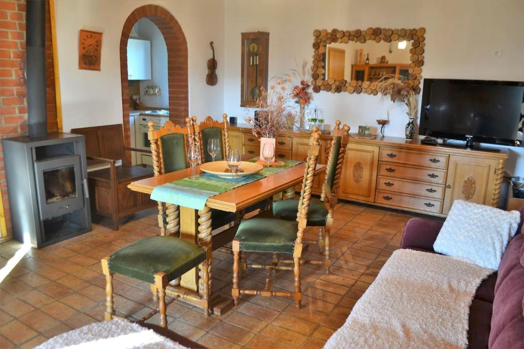 Posezení v ubytování Papa Franks House