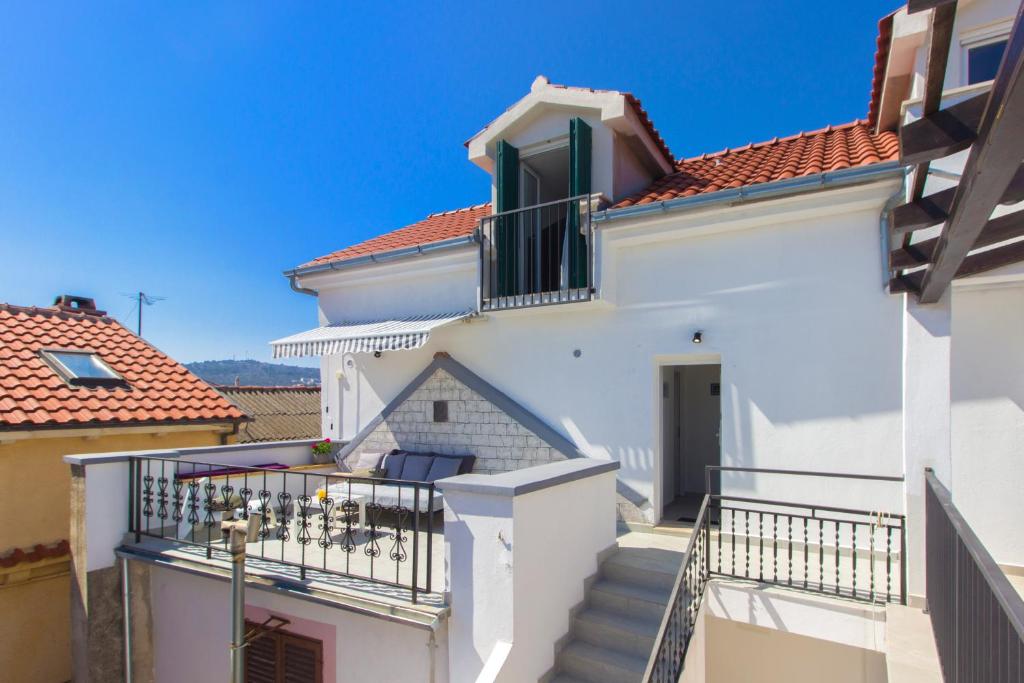 Balkón nebo terasa v ubytování Apartment Betina Inn