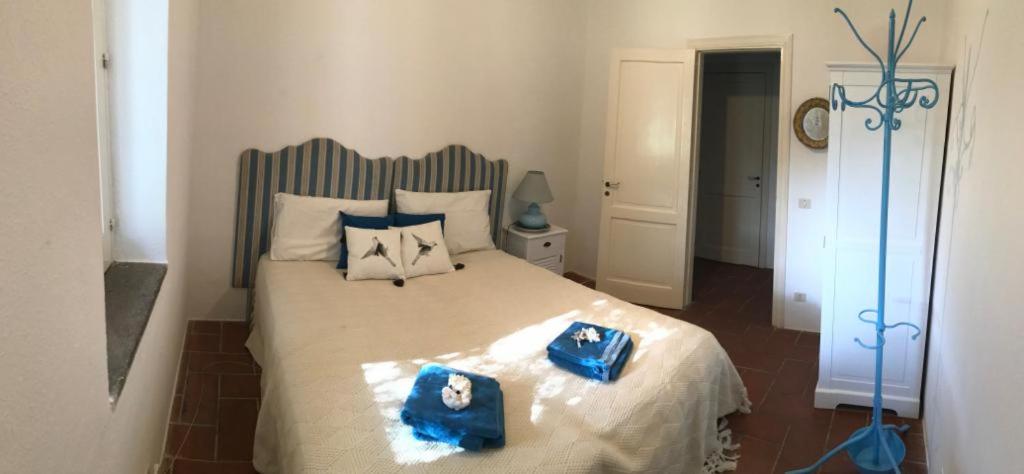 Łóżko lub łóżka w pokoju w obiekcie "Villa Le Cicale" Lipari