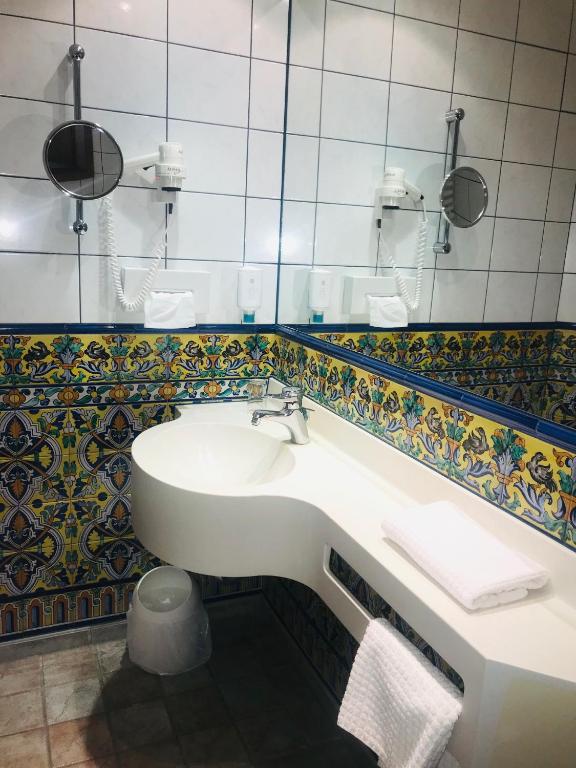 Koupelna v ubytování Hotel Spanischer Hof