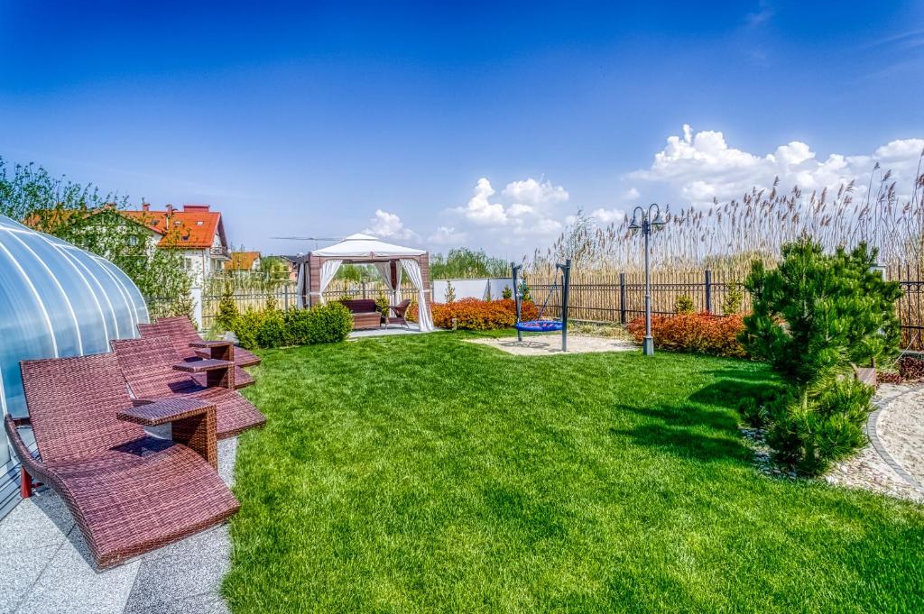 Zahrada ubytování Perla Mare Apartamenty