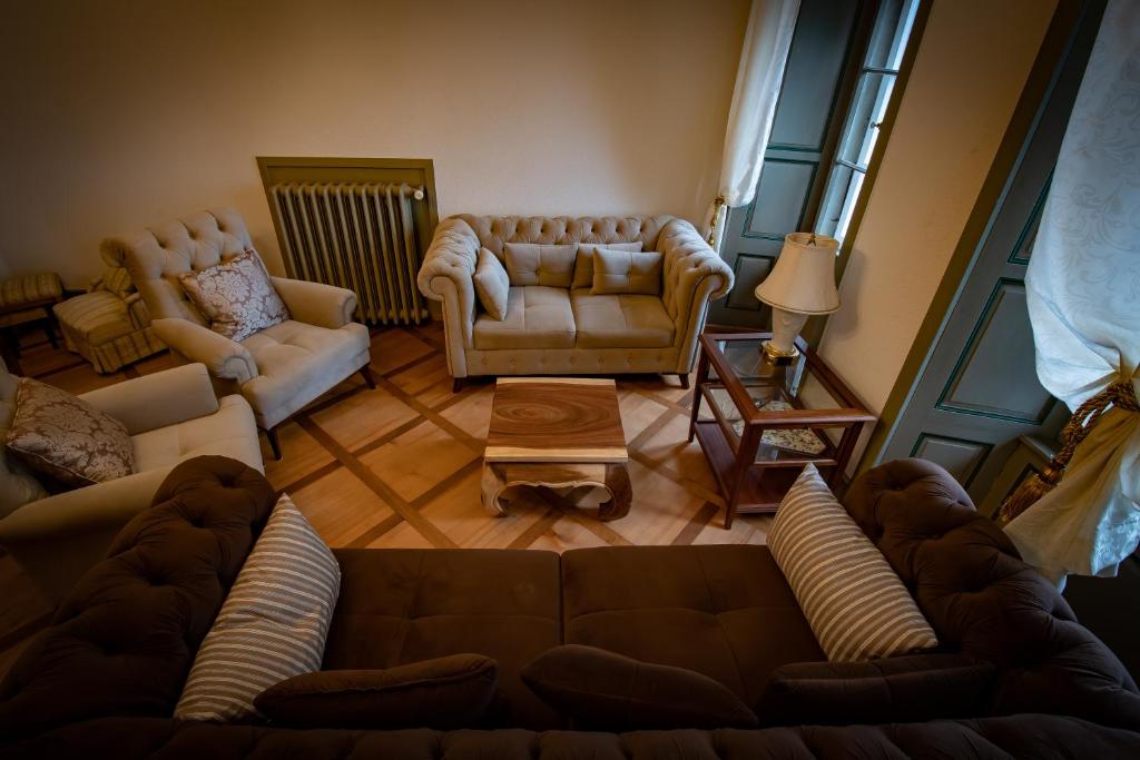 Area soggiorno di Villa Pochon
