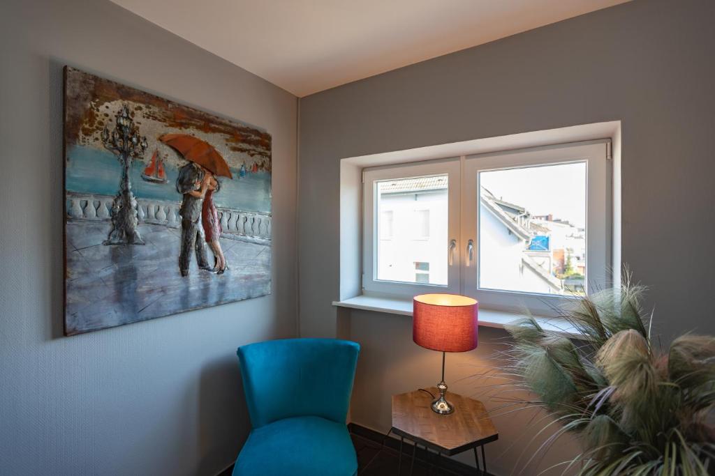 Posezení v ubytování Nordic Wave Apartments