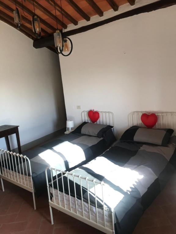 Posteľ alebo postele v izbe v ubytovaní Casa Colle Petroso