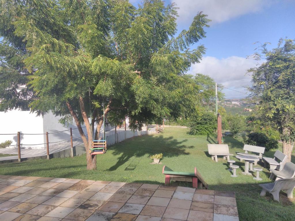 Zahrada ubytování Casa Schneider