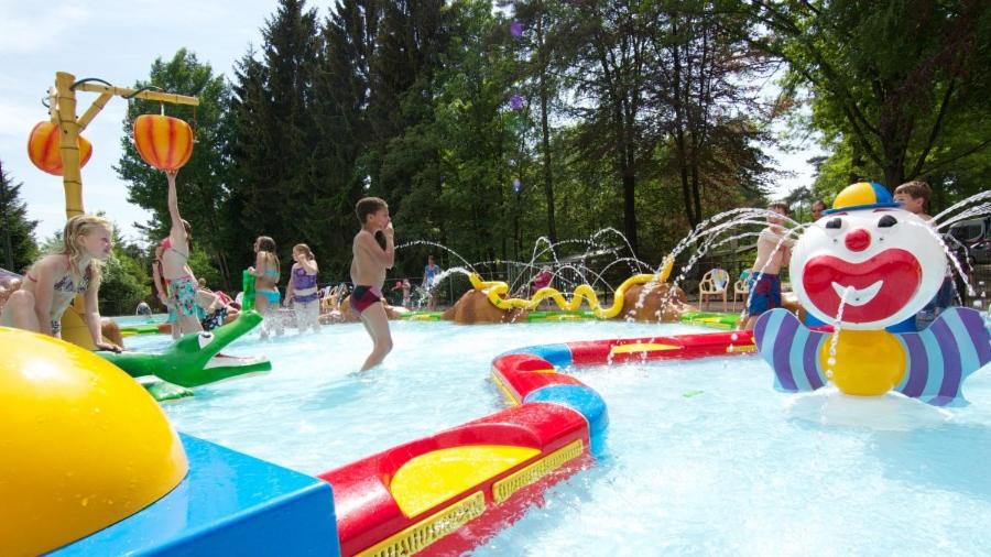 Bazén v ubytování Chalet Descansar op de Veluwe nebo v jeho okolí