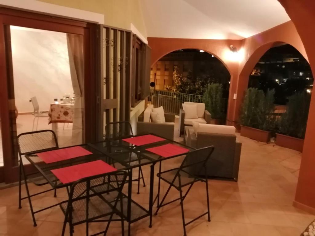 Khu vực ghế ngồi tại Casa Sù Flamingo