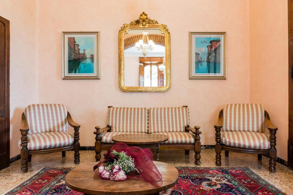 Posezení v ubytování Hotel Stefania