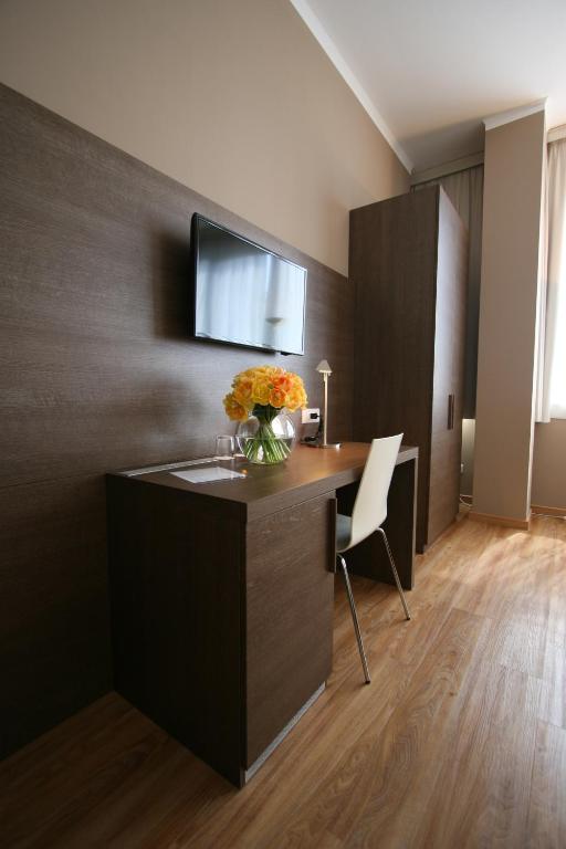 TV a/nebo společenská místnost v ubytování Hotel Oro Blu