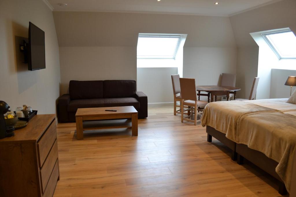 Postel nebo postele na pokoji v ubytování B&B Allegambe's Goed