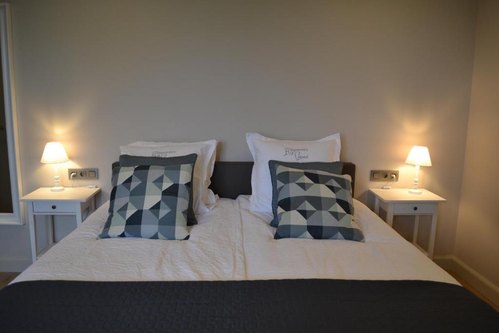 Postel nebo postele na pokoji v ubytování B&B Allegambe's Goed