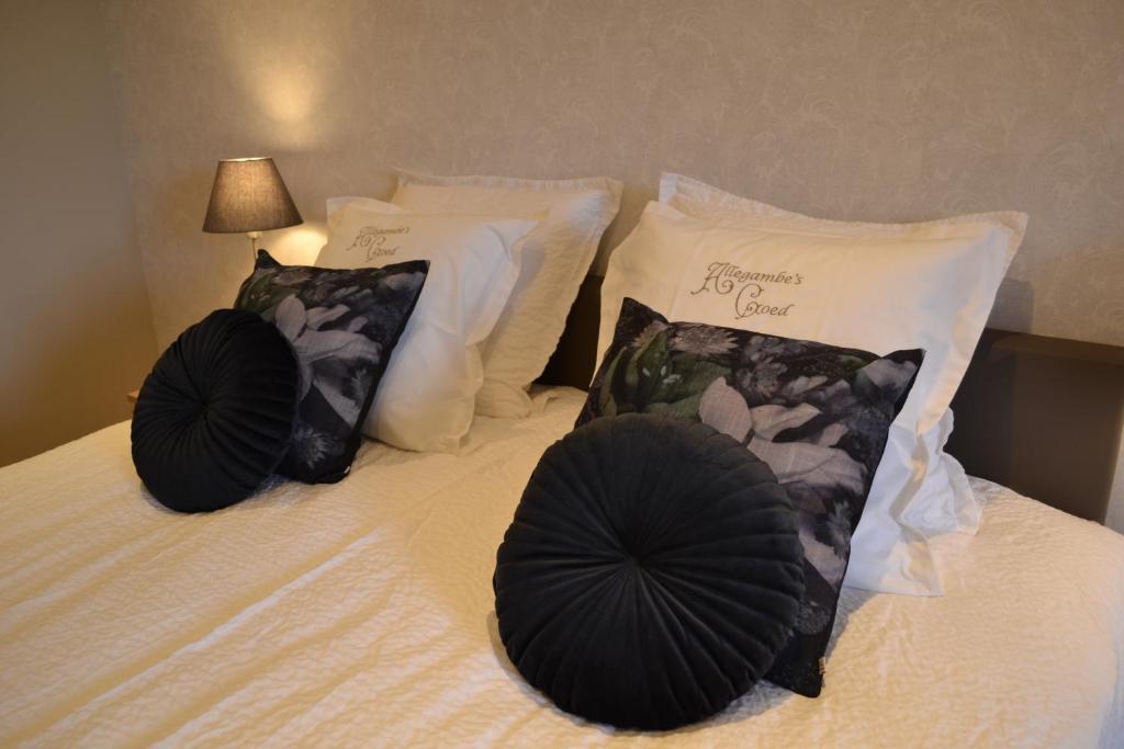 Postel nebo postele na pokoji v ubytování B&B Allegambe's Goed