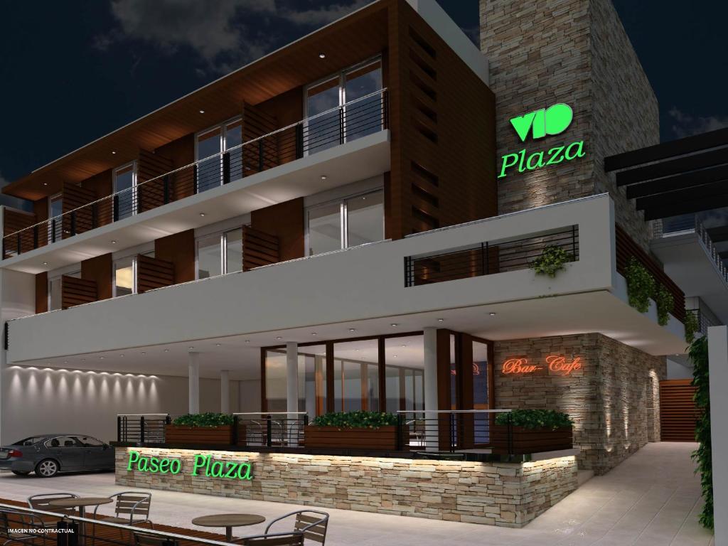 a rendering of the front of a hotel at Antonia in Villa Elisa